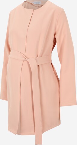 Pieces Maternity Between-Season Jacket 'Bekka' in Pink