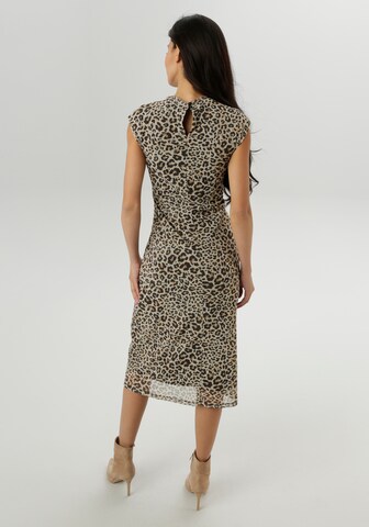 Aniston SELECTED Dress in Brown