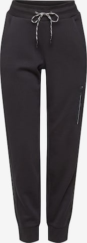 ESPRIT Tapered Sportbroek in Zwart: voorkant