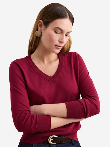 Il Lanificio Sweater in Red: front
