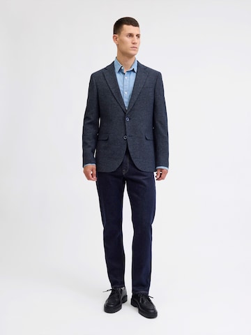 JACK & JONES - Ajuste regular Chaqueta saco 'JPRBLAEnzo' en azul