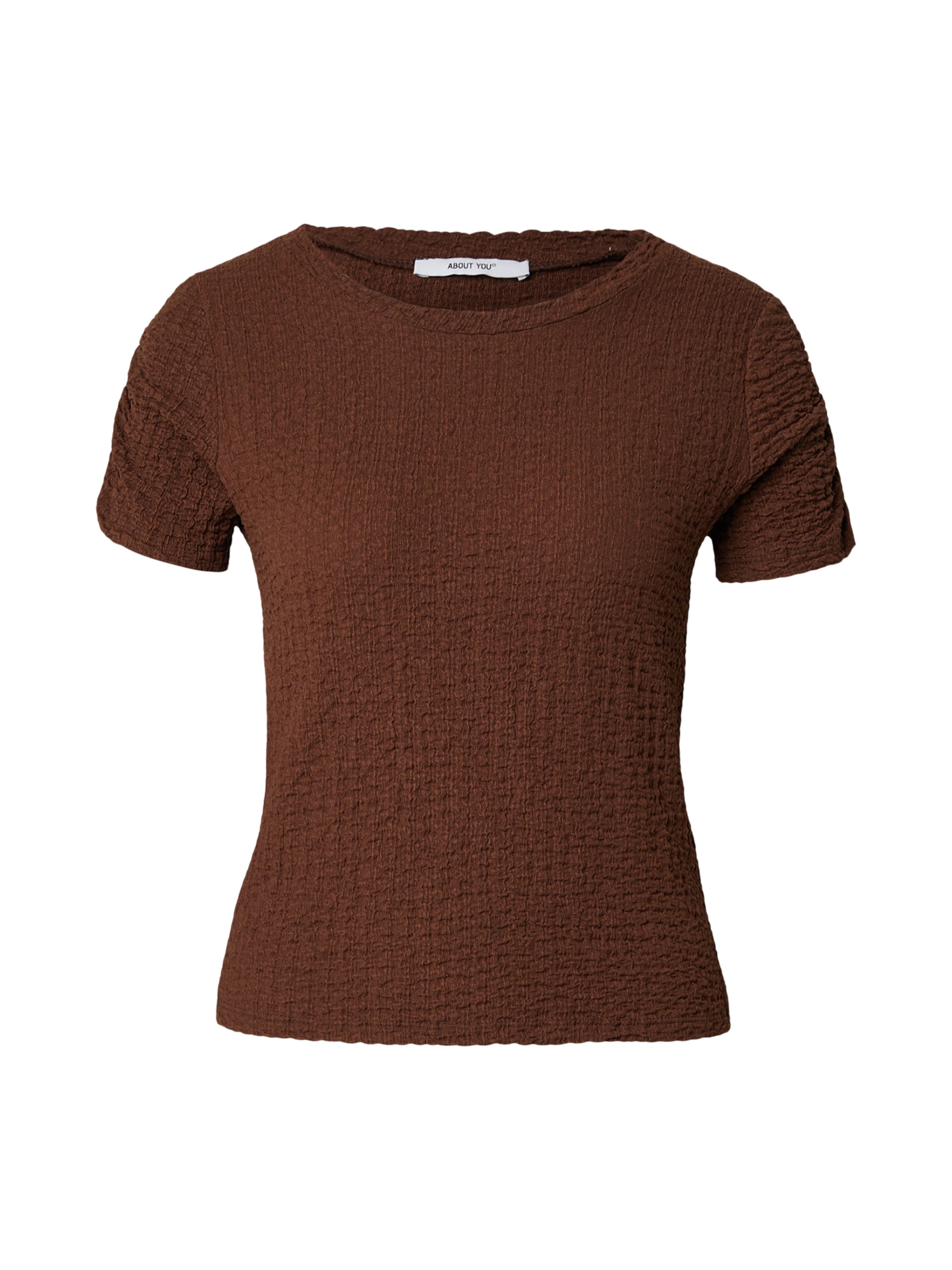 ABOUT YOU Μπλουζάκι 'Luise' σε καφέ: μπροστά