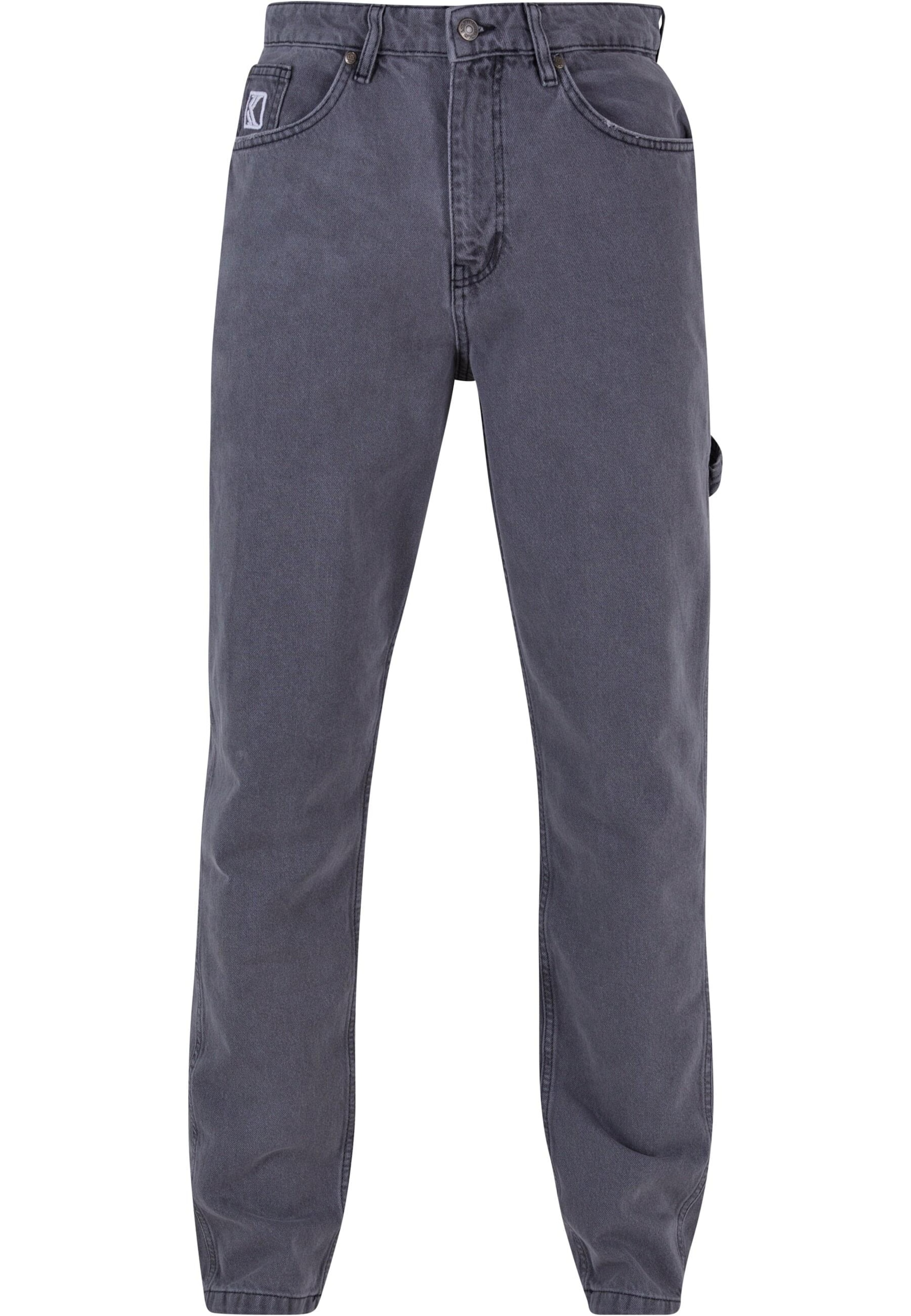 pilka Karl Kani Siaurėjantis Džinsai: priekis