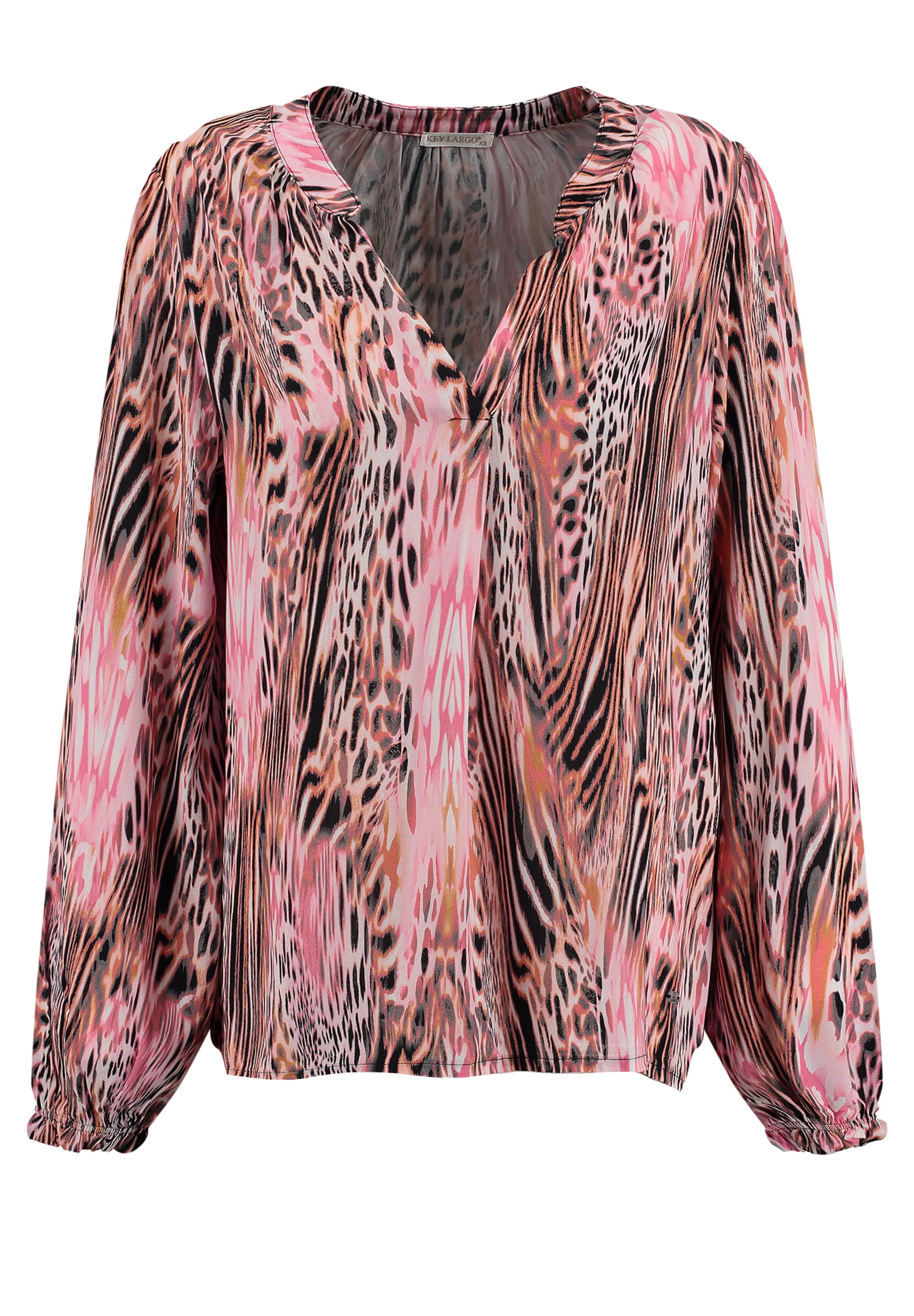 Key Largo Blouse 'Roots' in Pink: front