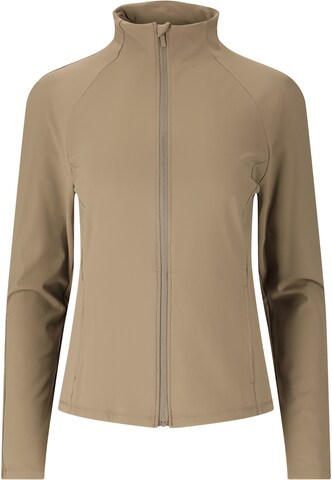 Athlecia Sportjacke 'Emarri' in Braun: Vorderseite