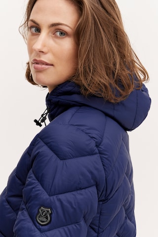 Fransa Between-Season Jacket 'PADMA' in Blue