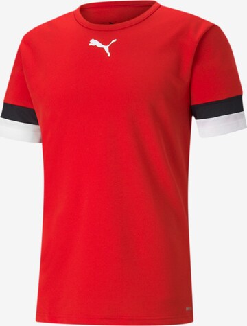 T-Shirt fonctionnel 'TeamRISE' PUMA en rouge : devant