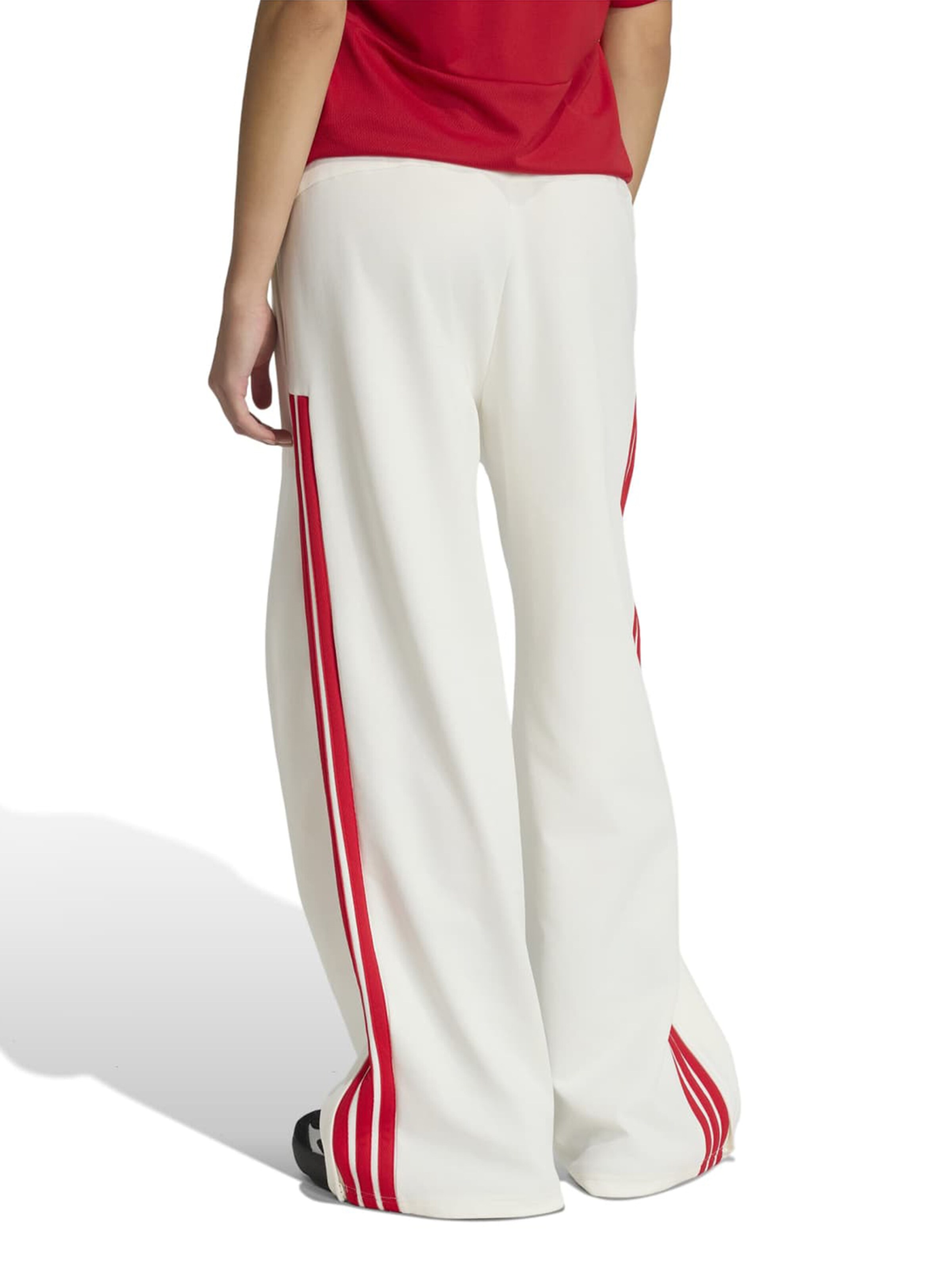 ADIDAS SPORTSWEAR Wide leg Sportbroek 'HER' in Wit