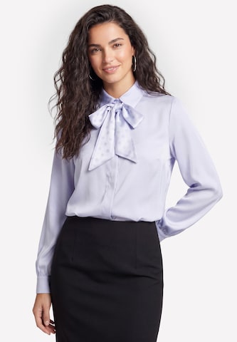 Chemisier usha BLACK LABEL en bleu : devant
