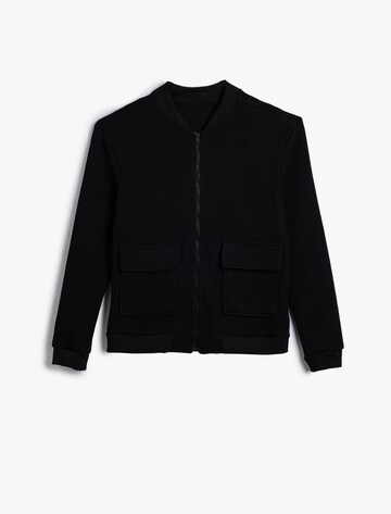 Koton Sweatvest in Zwart: voorkant