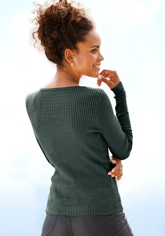 LASCANA Pullover in Grün