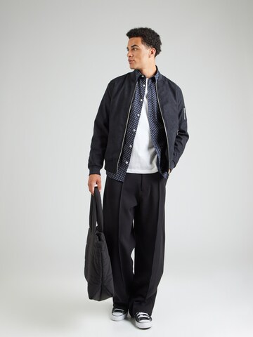 s.Oliver Slim fit Overhemd in Blauw