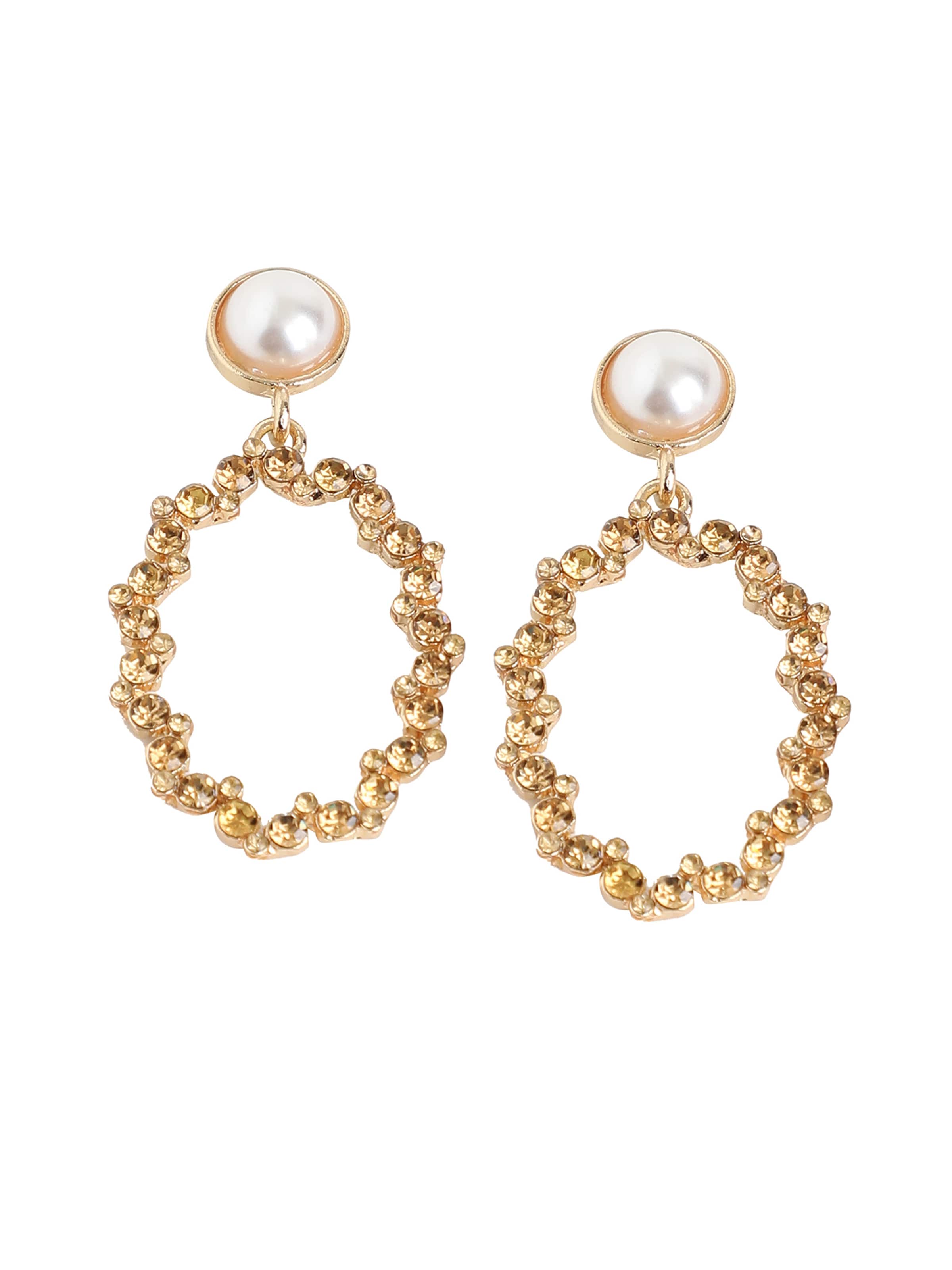 auksinė SOHI Auskarai 'Kashika': priekis