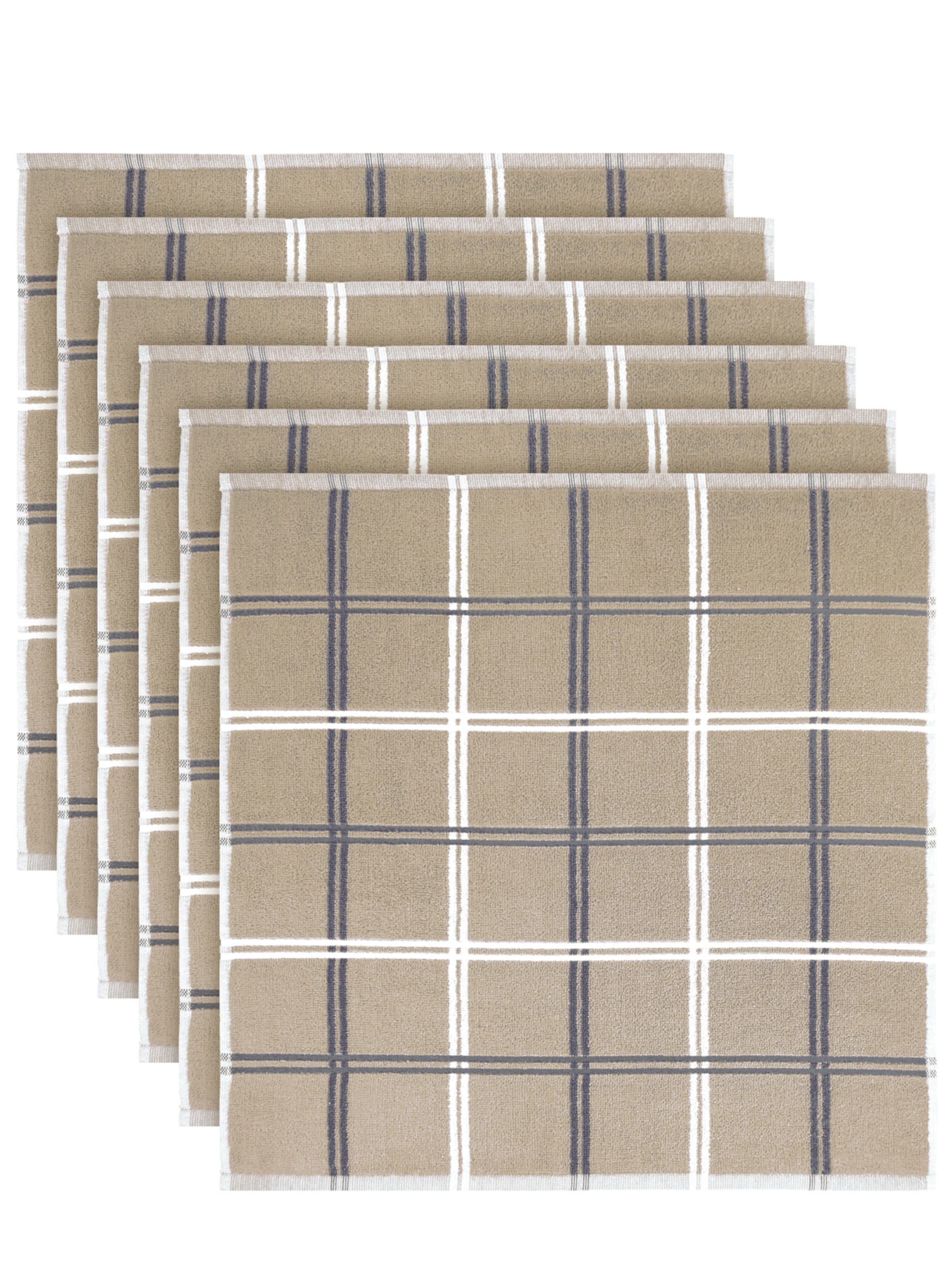 Lashuma Handtuch 'Lyon'‌‌‌‌‌‌ in Beige: Vorderseite