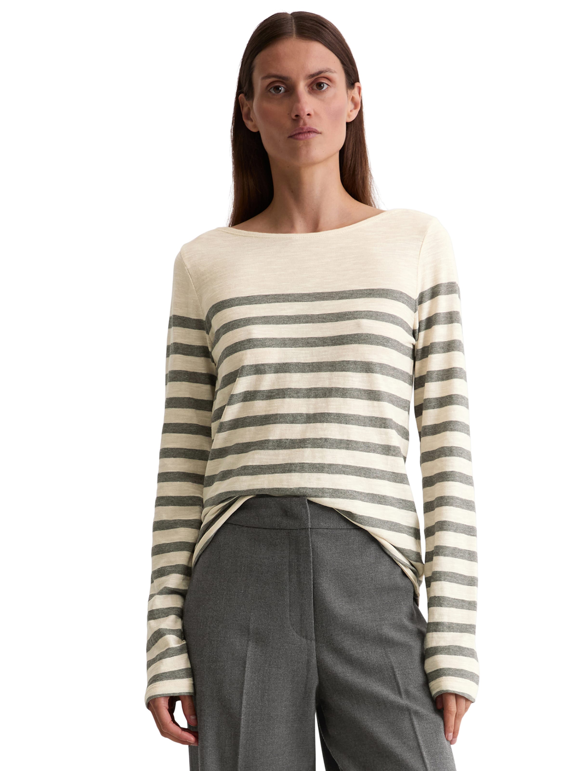 Marc O'Polo - Camiseta en beige: frente