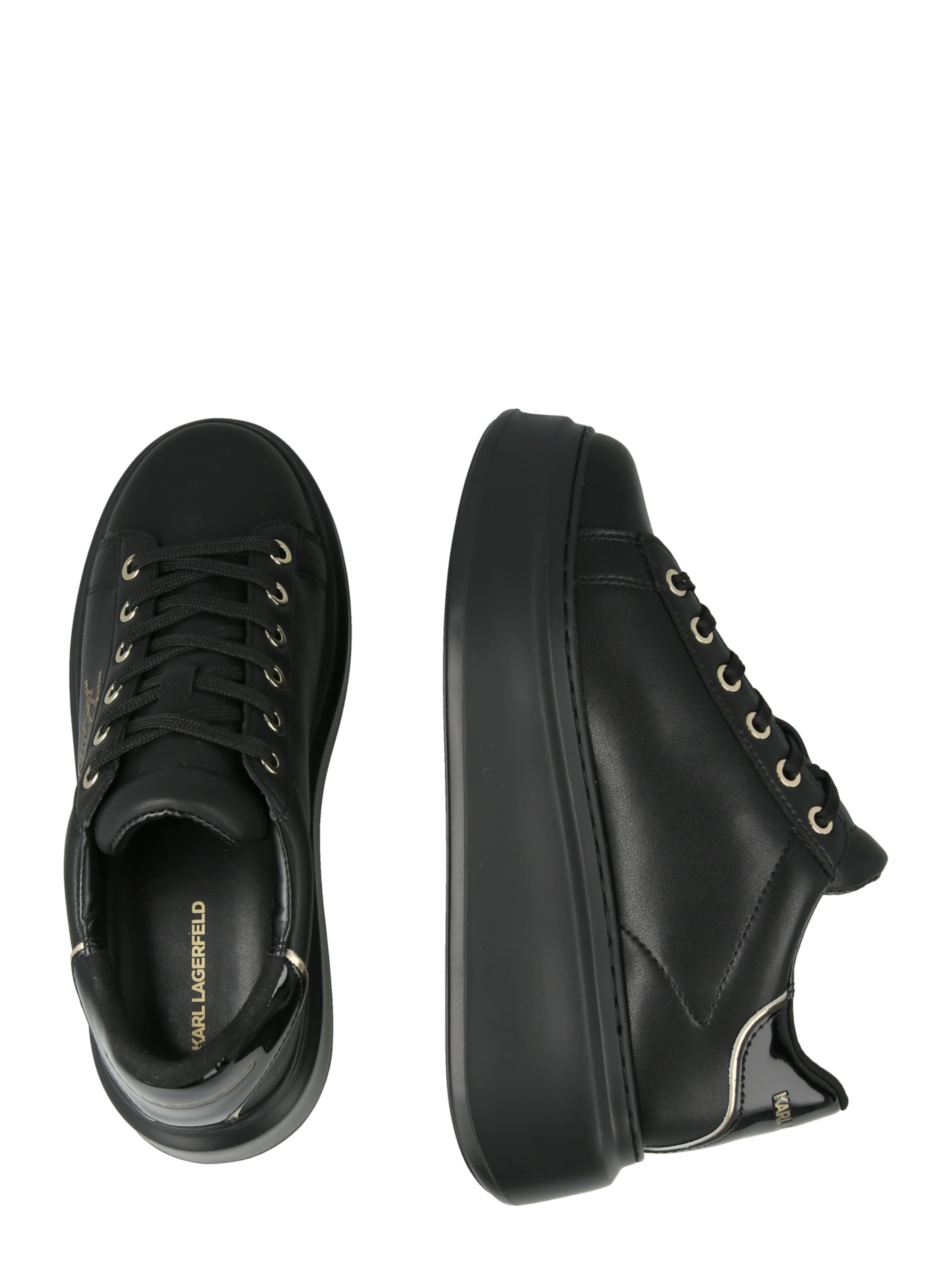 Sneaker low de la Karl Lagerfeld pe negru