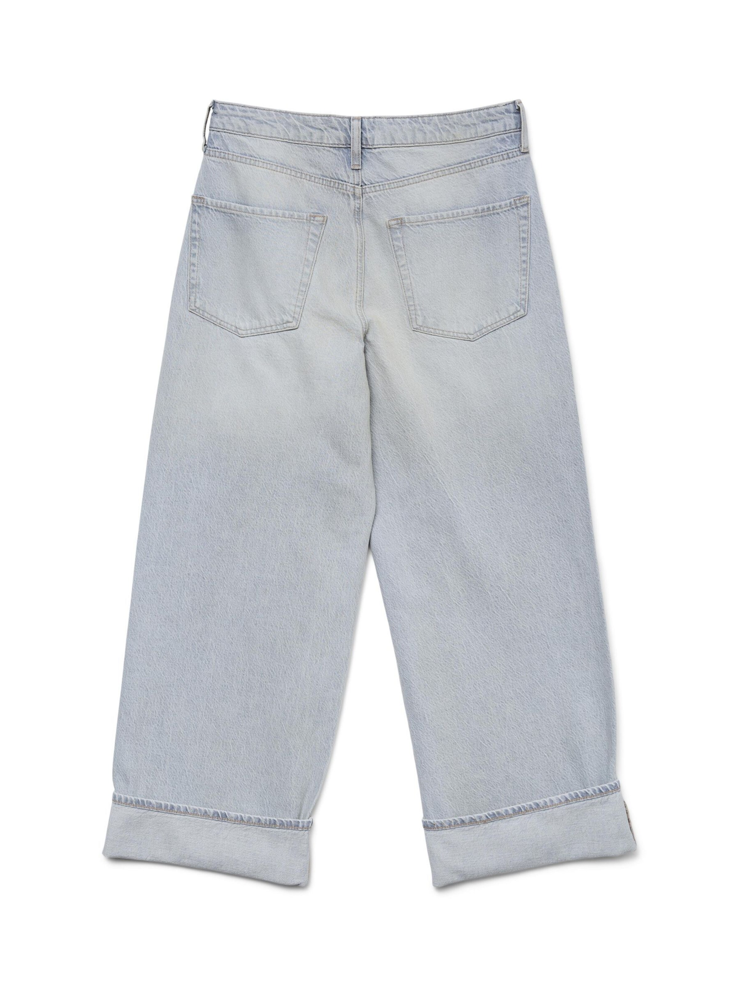 VERO MODA Wide leg Jeans 'VMDarcy' in Grijs