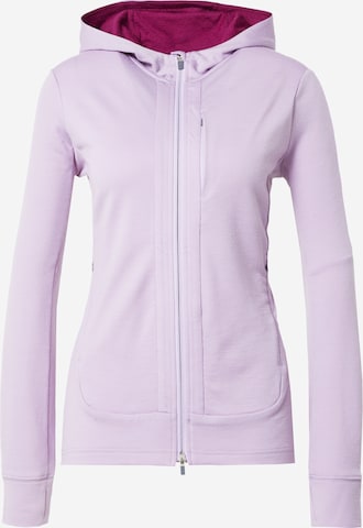 ICEBREAKER Athletic Sweatshirt 'Quantum III' in Purple: front