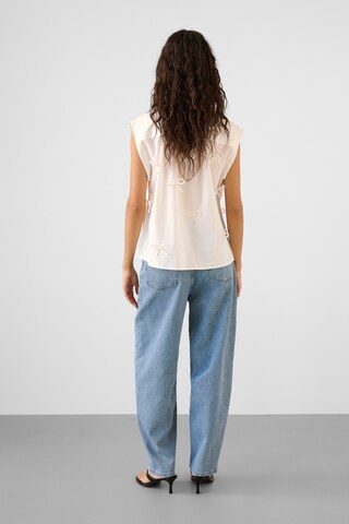 SOAKED IN LUXURY - Blusa 'SLJoa Blanca' em branco