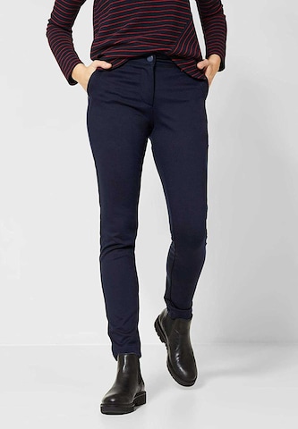 CECIL Slimfit Broek in Blauw: voorkant