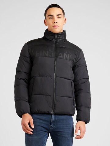 Calvin Klein Jeans - Chaqueta de entretiempo en negro: frente