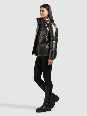 khujo Winterjas 'Devina3 Shiny' in Zwart