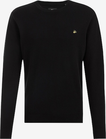 WE Fashion Sweater in Black: front