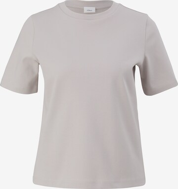 T-shirt s.Oliver BLACK LABEL en beige : devant