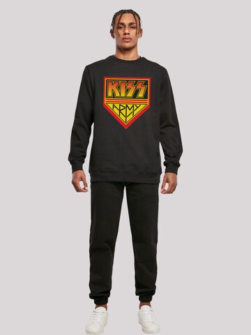 Sweat-shirt 'Kiss Rock Band' F4NT4STIC en noir