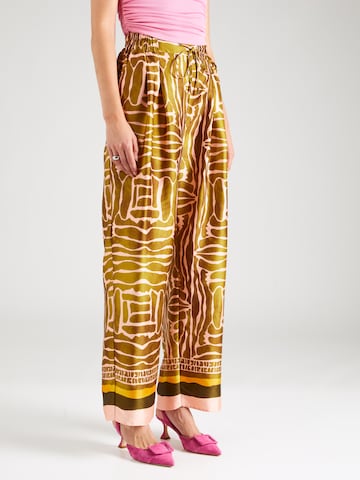 River Island Wide leg Παντελόνι πλισέ σε ροζ: μπροστά