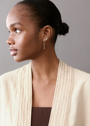 MANGO TEEN Between-Season Jacket 'Feli' in Beige
