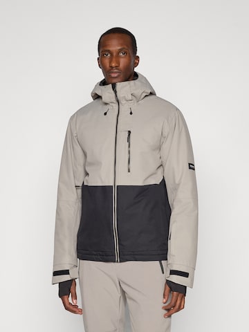 ICEPEAK Urheilutakki 'CHESTER' värissä harmaa: etupuoli