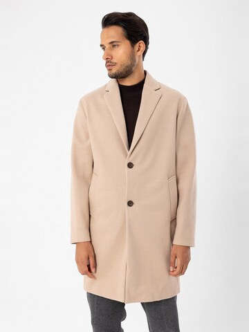Manteau mi-saison Antioch en beige : devant