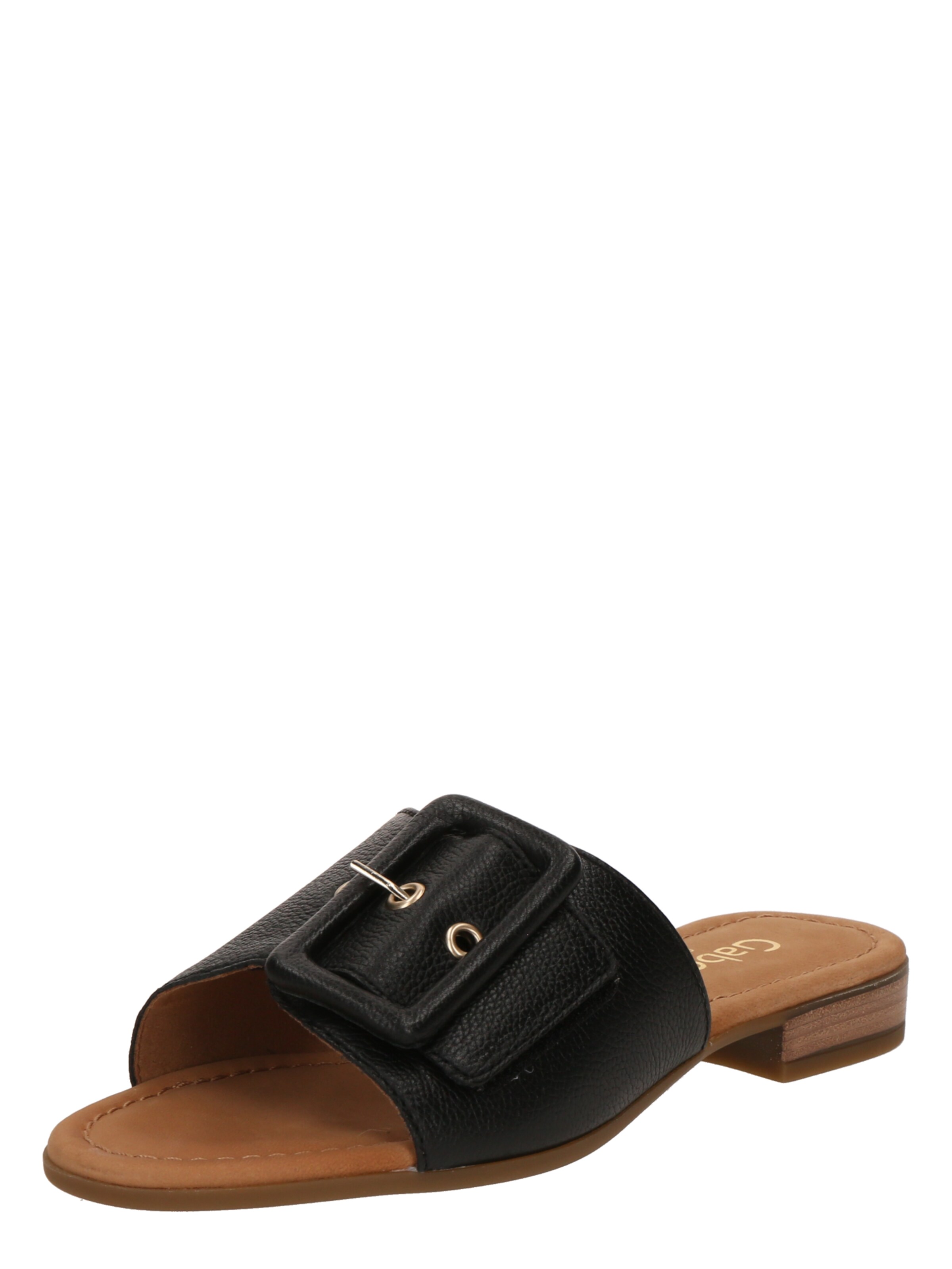 Zoccoletto di GABOR in nero: frontale