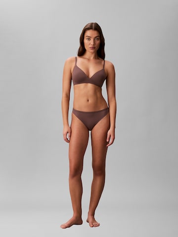 Invisible Soutien-gorge Calvin Klein Underwear en marron