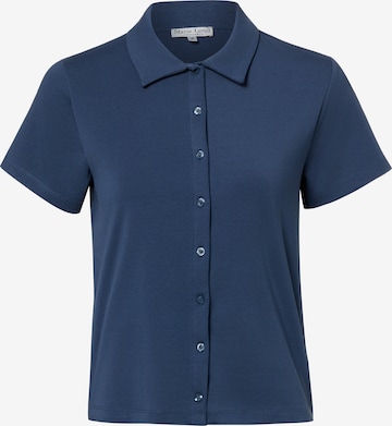 Marie Lund Bluse in Blau: Vorderseite