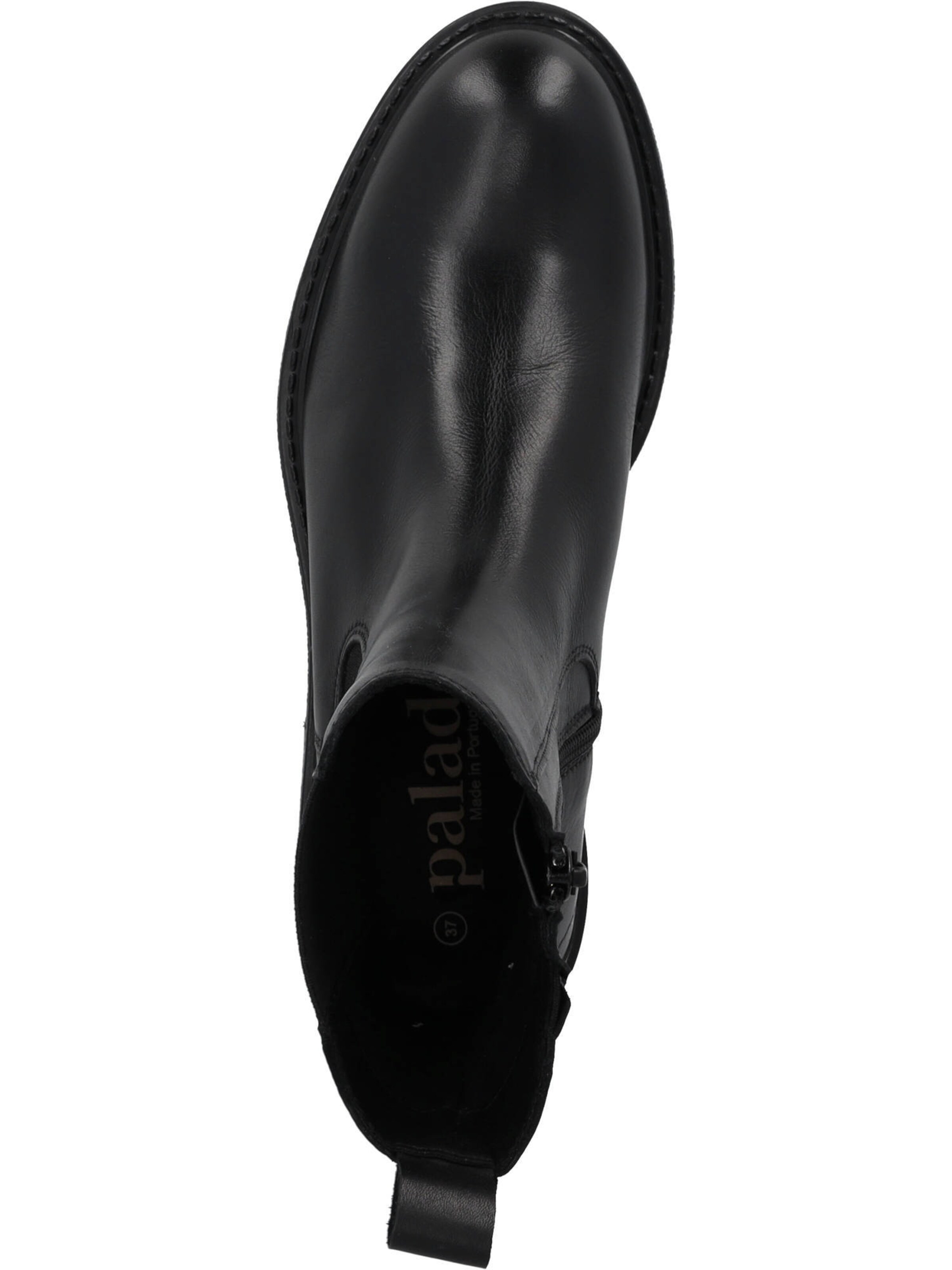 Palado Enkellaarsjes 'Leory' in Zwart