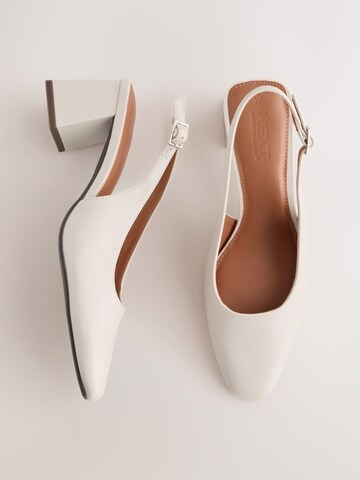 Next Slingback Pumps 'Forever Comfort' in White