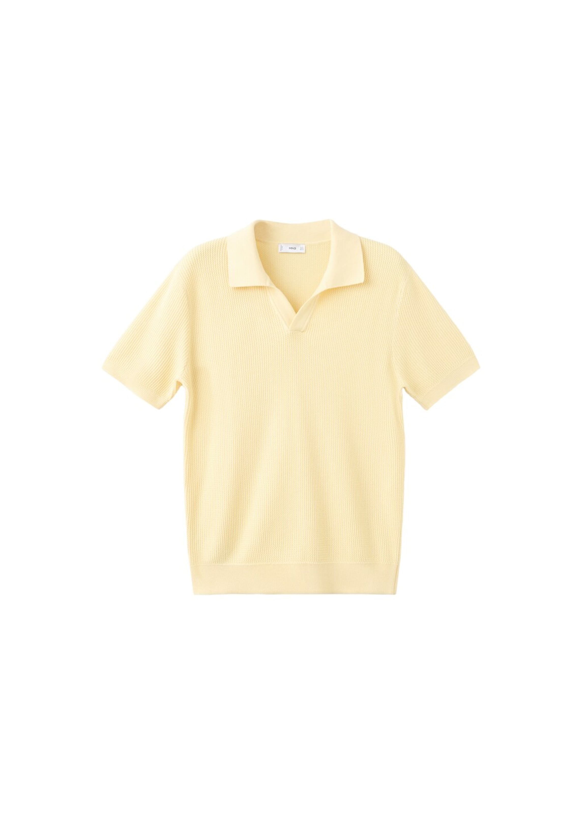 MANGO MAN Shirt 'Salas' in Yellow: front