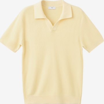 MANGO MAN Shirt 'Salas' in Yellow: front
