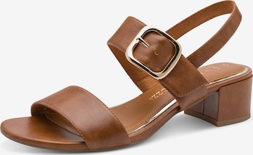 Sandales MARCO TOZZI en marron : devant