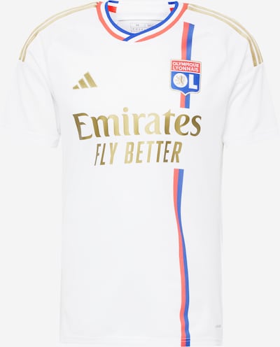 ADIDAS PERFORMANCE Maillot 'Olympique Lyonnais 23/24 Home' en bleu / or / rouge / blanc, Vue avec produit