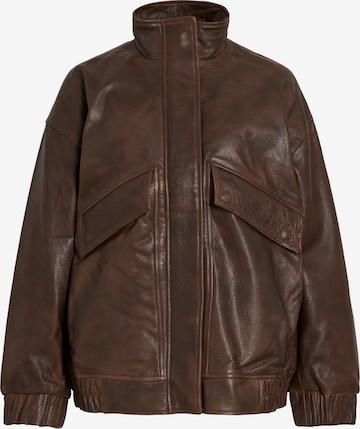 ROUGE EDIT Overgangsjakke i brun: forside