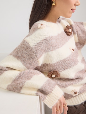 Hailys Πουλόβερ 'Fi44lana' σε μπεζ