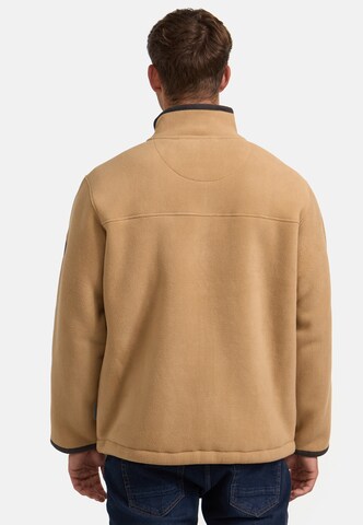 INDICODE JEANS Fleece jas 'INEmilos' in Beige