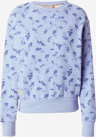 Ragwear Sweatshirt 'HEIKKE' i blå: framsida