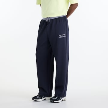 Regular Pantalon 'Sport Legacy Pique Pant' new balance en bleu : devant