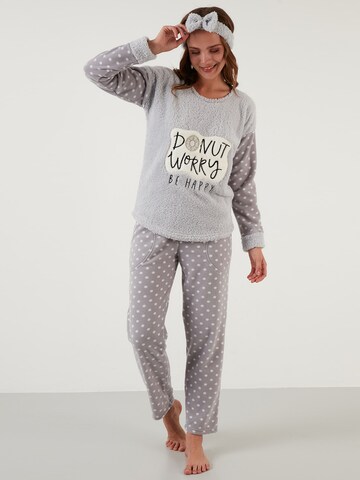 LELA Pajama 'Lela' in Grey: front