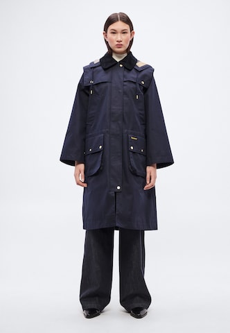 Manteau mi-saison 'Bilsdale' Barbour en bleu : devant