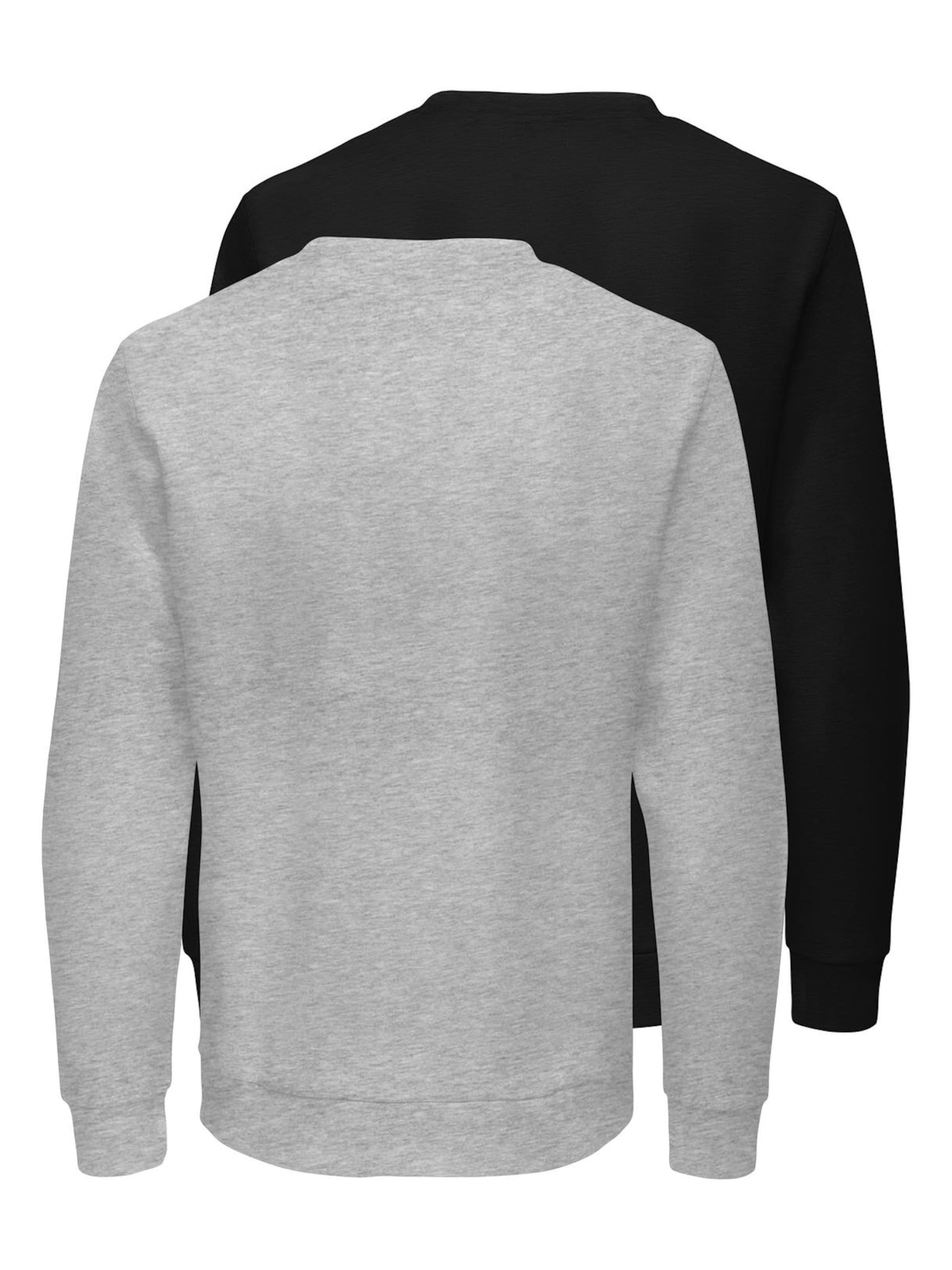 Only & Sons Sweatshirt 'Chase' in Grey